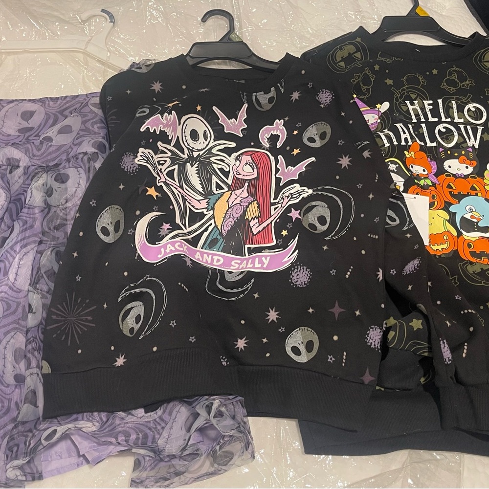 Black Jack and Sally Halloween Sweatshirt